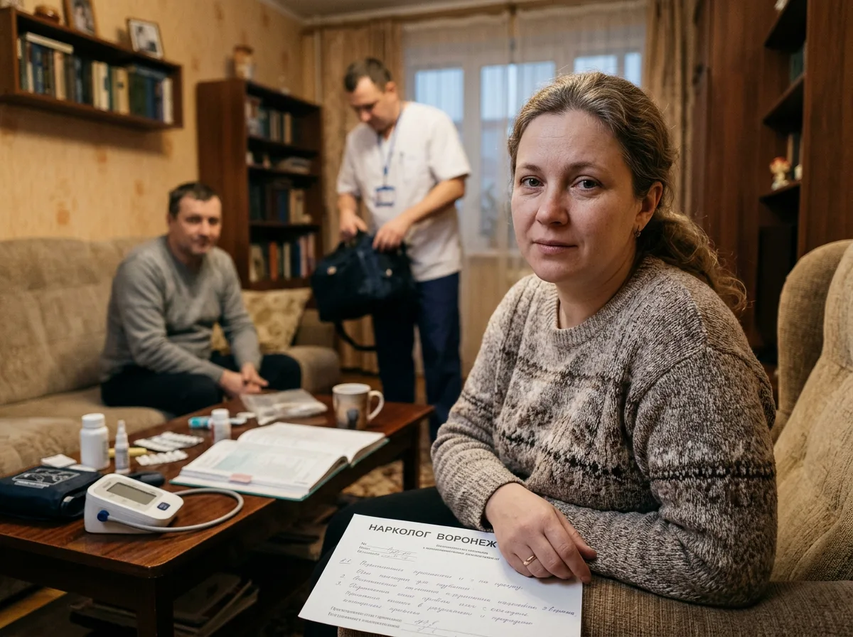 Аватар Маргариты, женщина 38 лет из Воронежа, воспользовалась услугой нарколога на дому для мужа